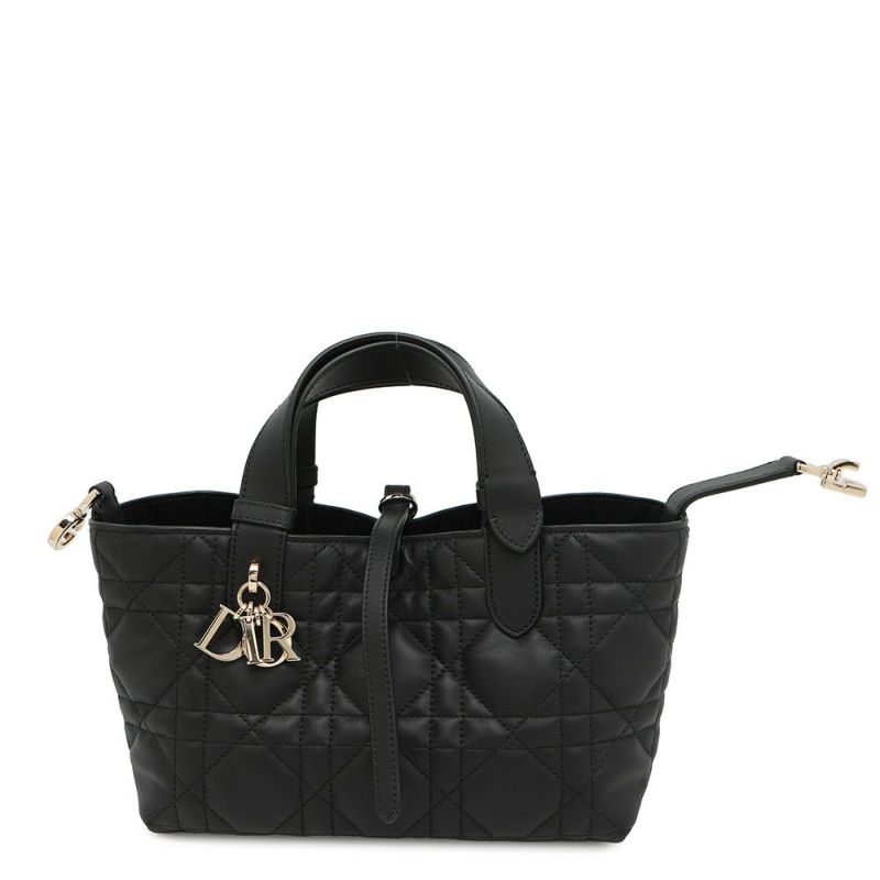 クリスチャン・ディオール ハンドバッグ トゥジュール マクロカナージュ スモール M2822OSNW Christian Dior 黒