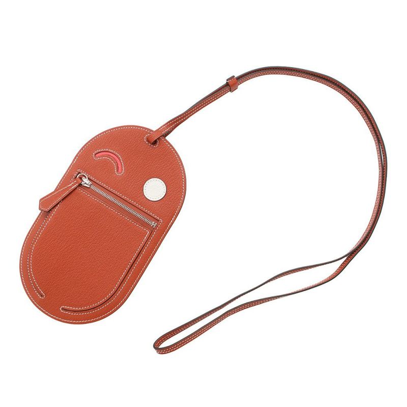 エルメス スマートフォンケース インザループ トゥ ゴー ウィンク キュイーブル/ローズテキサス/マッシュルーム シェブルミゾル U刻印