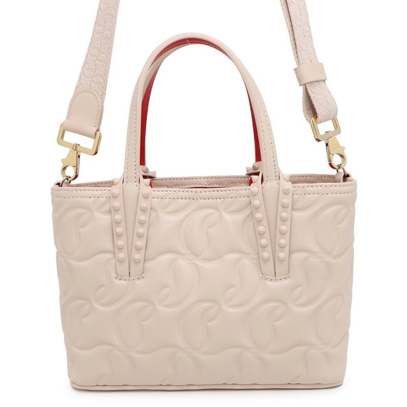 クリスチャン・ルブタン ハンドバッグ カバタ ミニ 1245014 Christian Louboutin 2way ミニトート CABATA