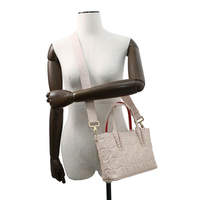 クリスチャン・ルブタン ハンドバッグ カバタ ミニ 1245014 Christian Louboutin 2way ミニトート CABATA