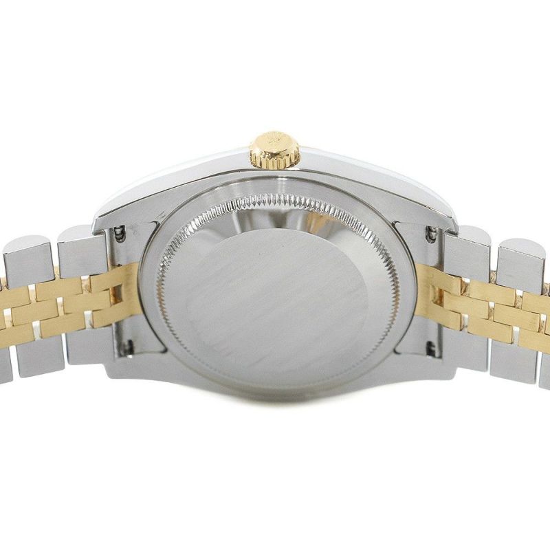 ロレックス デイトジャスト F番 SS/K18YG 116233 ROLEX 腕時計 ブラックサンビーム文字盤