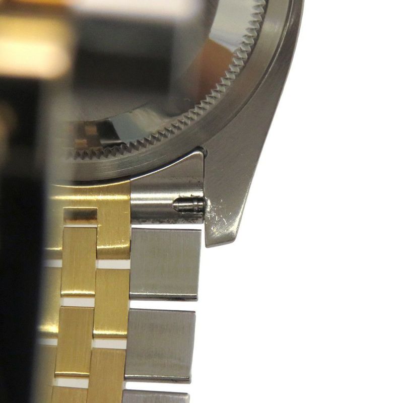 ロレックス デイトジャスト F番 SS/K18YG 116233 ROLEX 腕時計 ブラックサンビーム文字盤