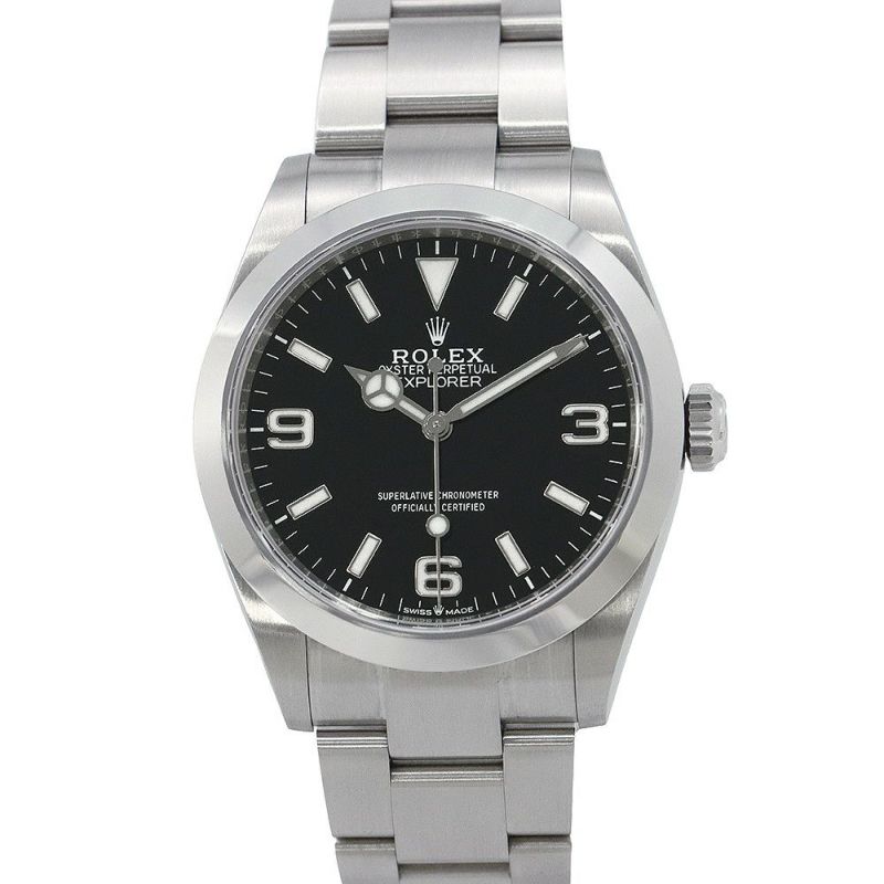 ロレックス エクスプローラー 40 ランダムシリアル ルーレット 224270 ROLEX 腕時計 黒文字盤