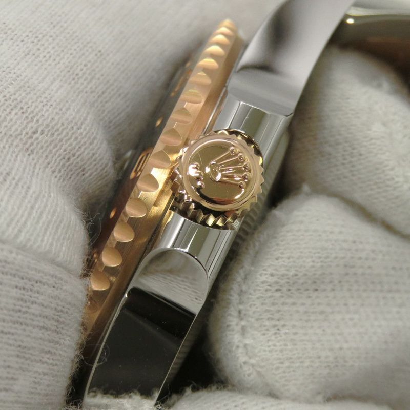 ロレックス GMTマスター2 デイト SS/K18PG 126711CHNR ROLEX 腕時計 エバーローズゴールド 黒文字盤