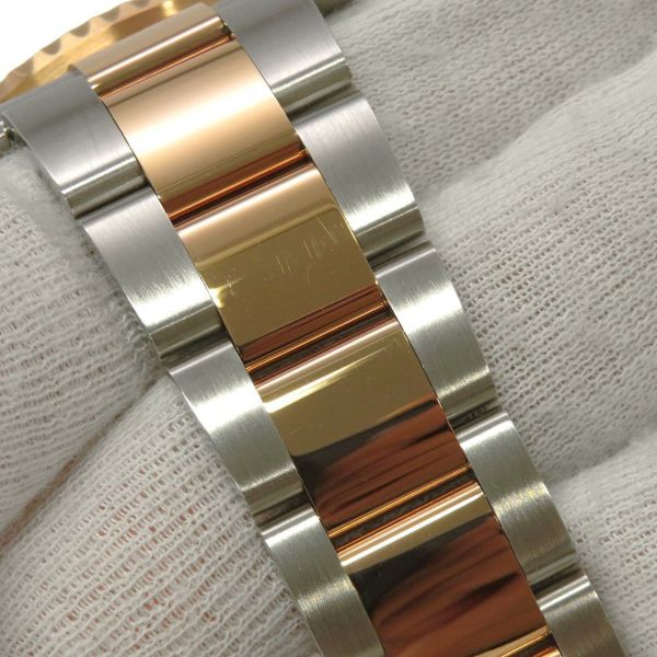 ロレックス GMTマスター2 デイト SS/K18PG 126711CHNR ROLEX 腕時計 エバーローズゴールド 黒文字盤