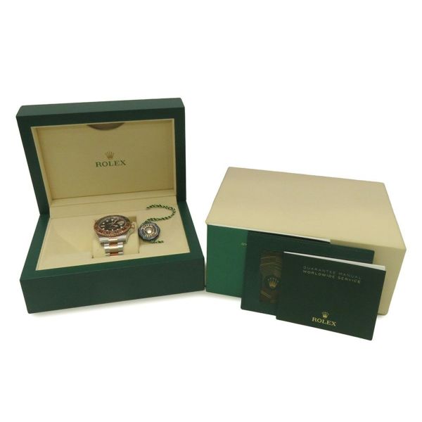 ロレックス GMTマスター2 デイト SS/K18PG 126711CHNR ROLEX 腕時計 エバーローズゴールド 黒文字盤