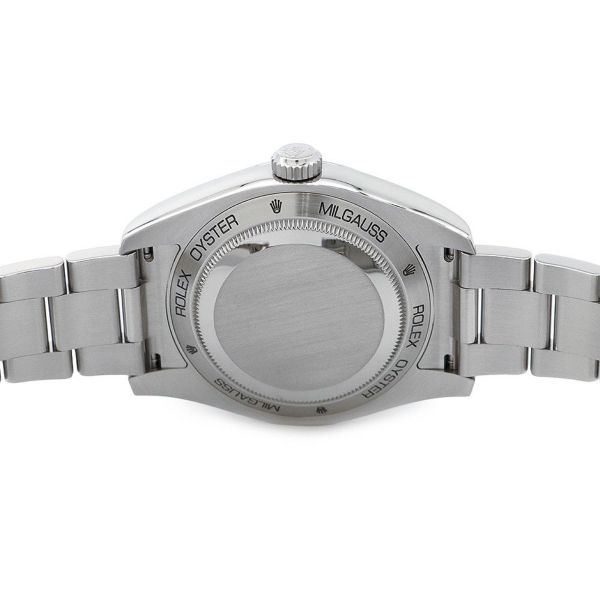 ロレックス ミルガウス ランダムシリアル ルーレット 116400 ROLEX 腕時計 白文字盤
