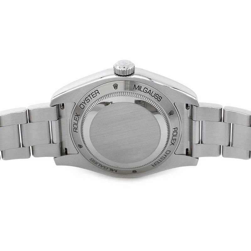 ロレックス ミルガウス ランダムシリアル ルーレット 116400 ROLEX 腕時計 白文字盤