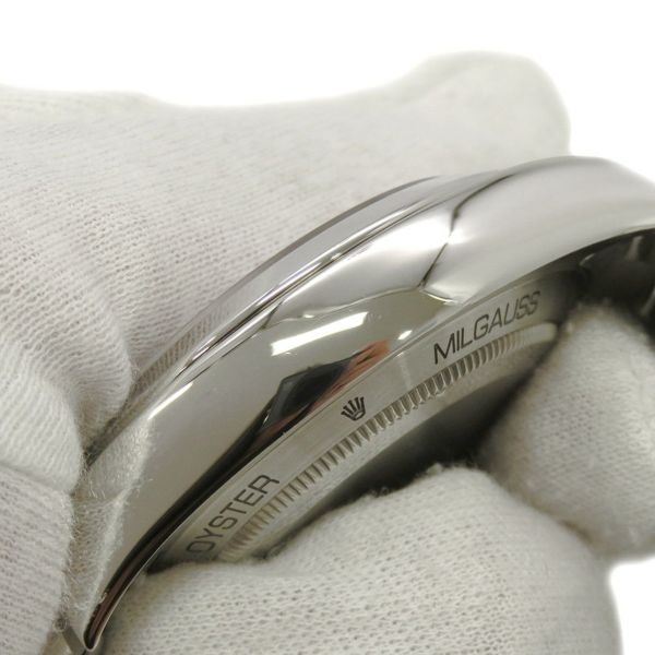 ロレックス ミルガウス ランダムシリアル ルーレット 116400 ROLEX 腕時計 白文字盤