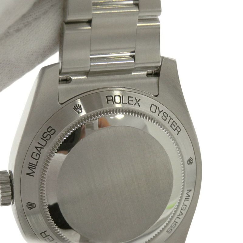 ロレックス ミルガウス ランダムシリアル ルーレット 116400 ROLEX 腕時計 白文字盤