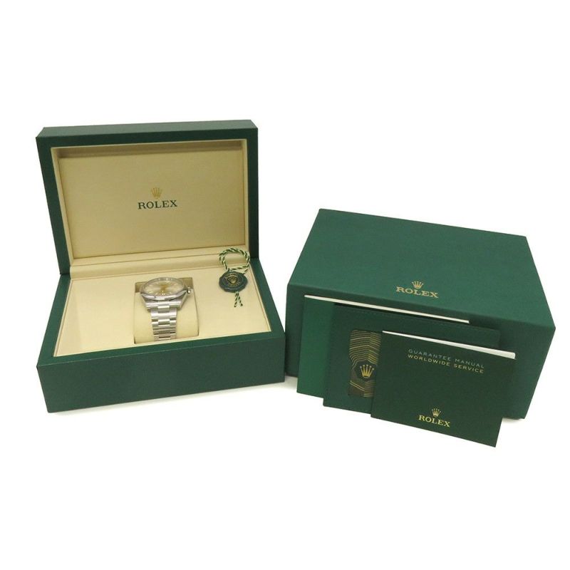 ロレックス オイスターパーペチュアル41 ランダムシリアル ルーレット 124300 ROLEX 腕時計 シルバー文字盤