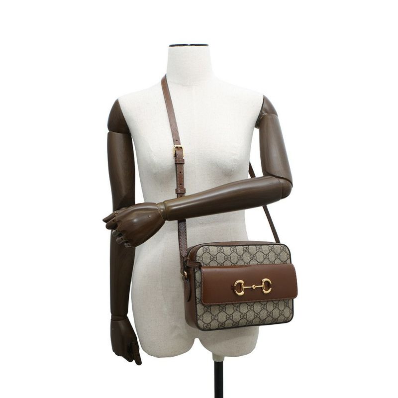 グッチ ショルダーバッグ ホースビット1955 スモール GGスプリーム PVCレザー 645454 GUCCI バッグ
