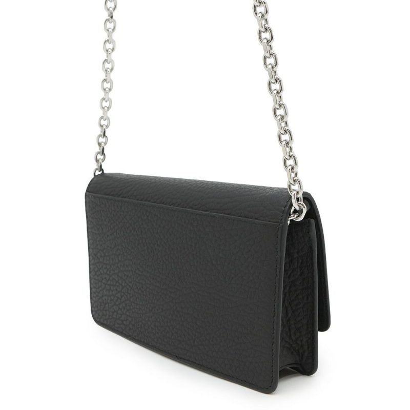 メゾンマルジェラ チェーンウォレット ４ステッチ レザー SA3UI0008 Maison Margiela 財布 黒