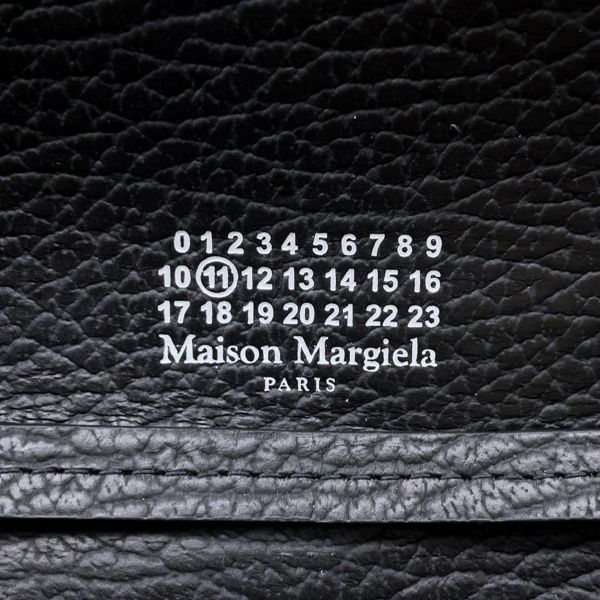 メゾンマルジェラ チェーンウォレット ４ステッチ レザー SA3UI0008 Maison Margiela 財布 黒