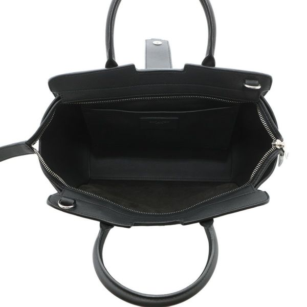 サンローランパリ ハンドバッグ ベイビー ダウンタウン カバス レザー 436834 SAINT LAURENT PARIS 2wayショルダー 黒