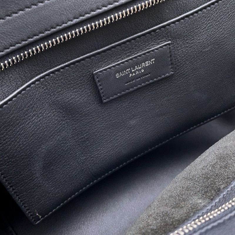 サンローランパリ ハンドバッグ ベイビー ダウンタウン カバス レザー 436834 SAINT LAURENT PARIS 2wayショルダー 黒