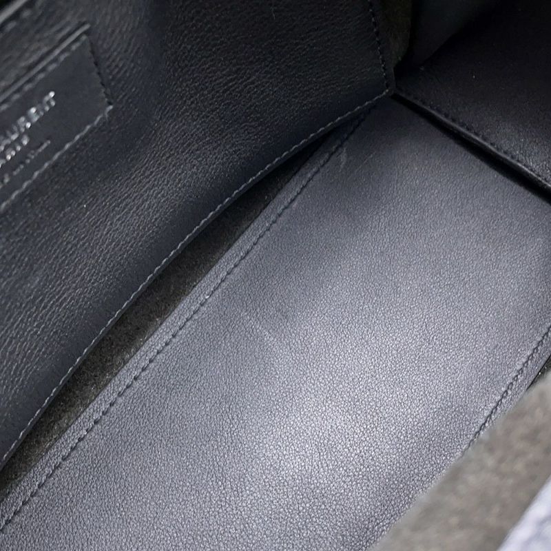 サンローランパリ ハンドバッグ ベイビー ダウンタウン カバス レザー 436834 SAINT LAURENT PARIS 2wayショルダー 黒
