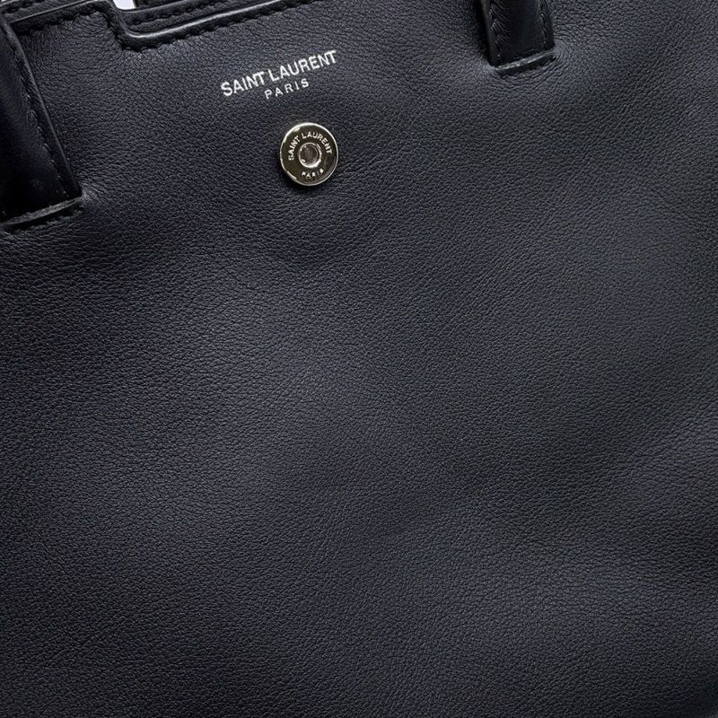サンローランパリ ハンドバッグ ベイビー ダウンタウン カバス レザー 436834 SAINT LAURENT PARIS 2wayショルダー 黒