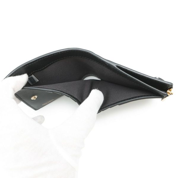 ジミーチュウ 二つ折り財布 ハニ HANNI スタースタッズ レザー JIMMY CHOO 財布 黒