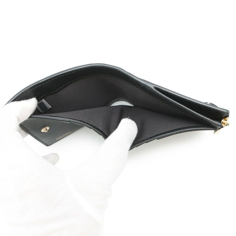 ジミーチュウ 二つ折り財布 ハニ HANNI スタースタッズ レザー JIMMY CHOO 財布 黒