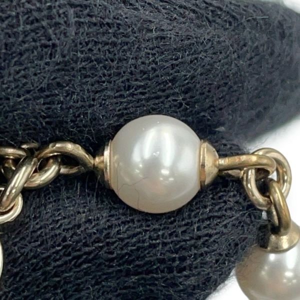 シャネル ブレスレット ココマーク ハート ラインストーン フェイクパ―ル メタル A21B AB7003 CHANEL アクセサリー