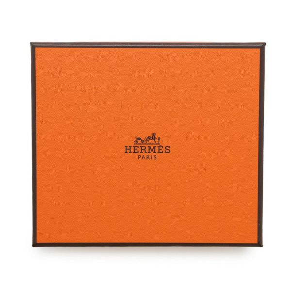 エルメス コインケース パドック ウォレット ローズサクラ/キャラメル/シルバー金具 シェブルミゾル Z刻印 HERMES
