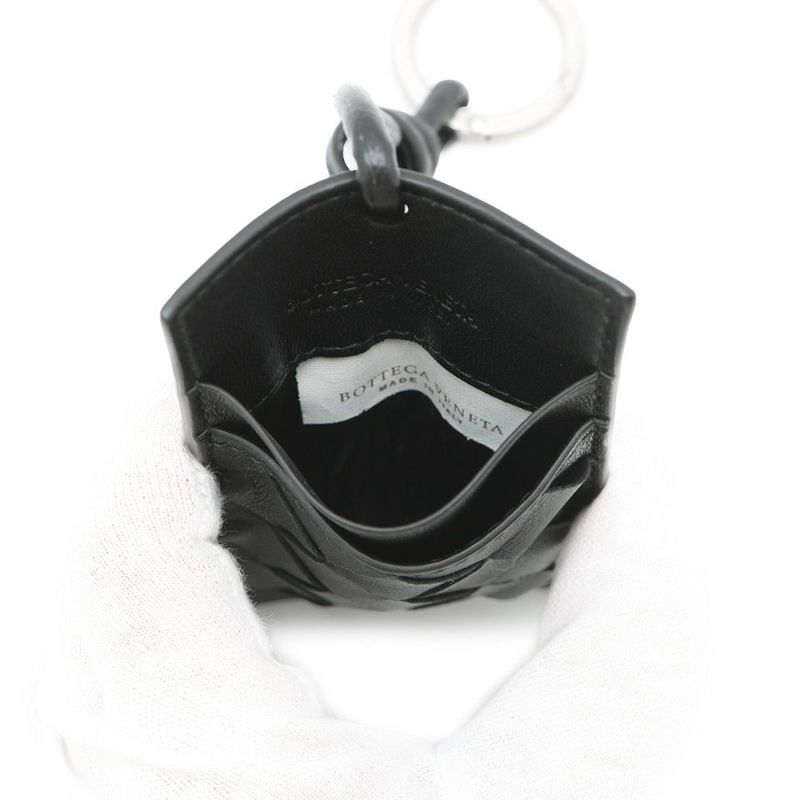 ボッテガヴェネタ カードケース イントレ レザー 629550 BOTTEGA VENETA 黒