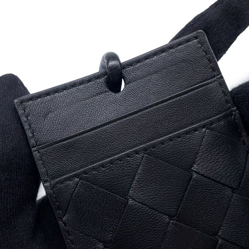 ボッテガヴェネタ カードケース イントレ レザー 629550 BOTTEGA VENETA 黒