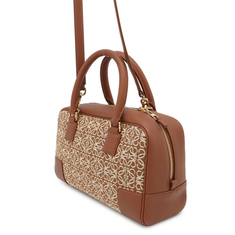 ロエベ ハンドバッグ アマソナ23 トリオンフ キャンバス レザー A039N07X03 LOEWE 2wayショルダー