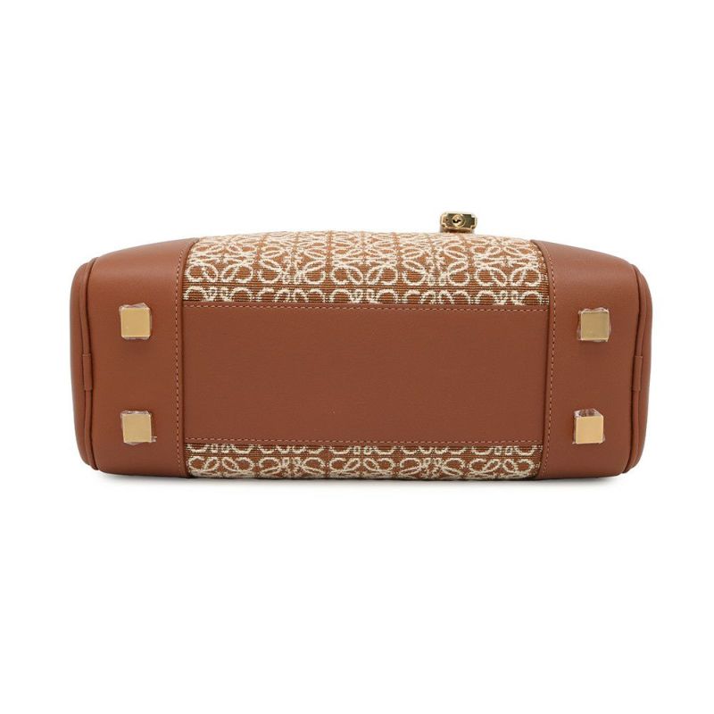 ロエベ ハンドバッグ アマソナ23 トリオンフ キャンバス レザー A039N07X03 LOEWE 2wayショルダー