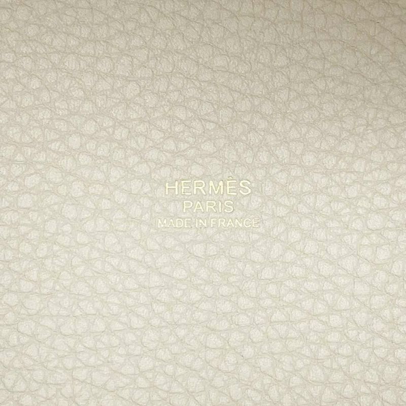 エルメス ハンドバッグ ピコタンロックMM ベトン/ゴールド金具 トリヨンクレマンス B刻印