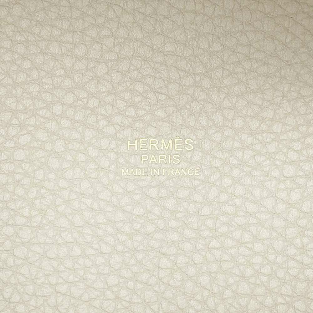 エルメス ハンドバッグ ピコタンロックMM ベトン/ゴールド金具 トリヨンクレマンス B刻印