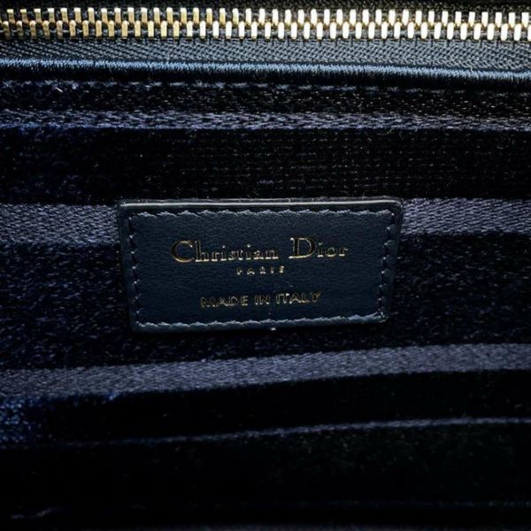 クリスチャン・ディオール ハンドバッグ レディディオール D-Lite ミディアム ベロア Christian Dior 2way