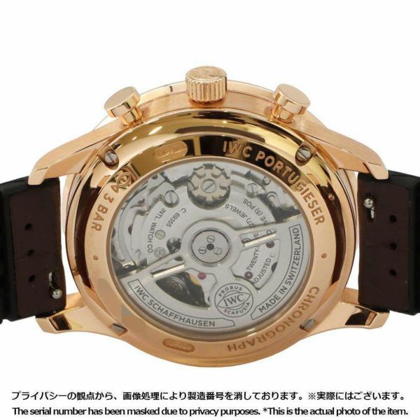 IWC ポルトギーゼ クロノグラフ IW371611 腕時計 シルバー文字盤