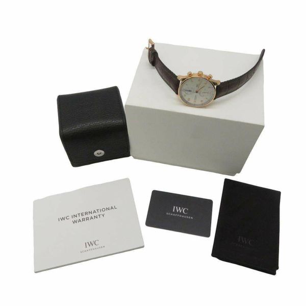 IWC ポルトギーゼ クロノグラフ IW371611 腕時計 シルバー文字盤