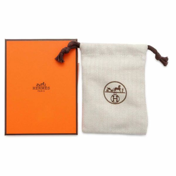 エルメス ネックレス ミニ・ポップアッシュ ブラック/ピンクゴールド金具 HERMES Pop H アクセサリー ポップH 黒