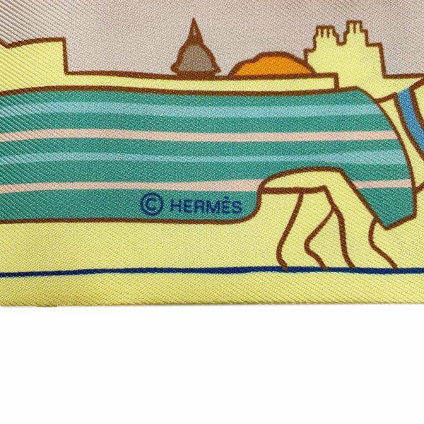 エルメス スカーフ ツイリー パリジャンの犬 Les Chiens Parisiens シルク HERMES シルク 2024春夏