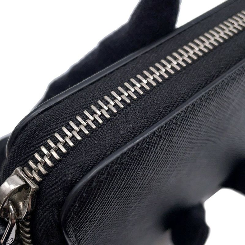 プラダ 長財布 サフィアーノ ラウンドファスナー 2ML317 PRADA 財布 黒