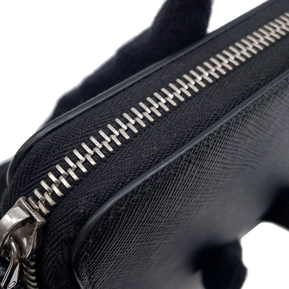 プラダ 長財布 サフィアーノ ラウンドファスナー 2ML317 PRADA 財布 黒