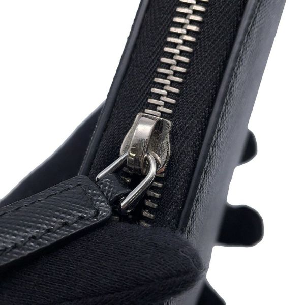 プラダ 長財布 サフィアーノ ラウンドファスナー 2ML317 PRADA 財布 黒