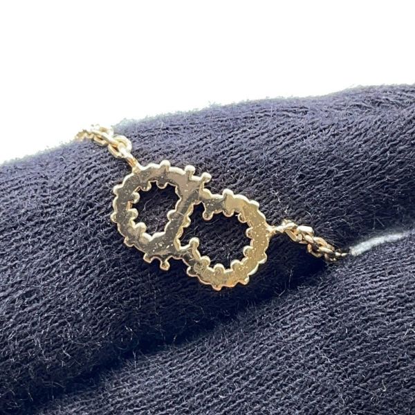 Dior ラインストーン フェイクパール クレールディー ブレスレット　ほぼ新品 ディオール GP ラインストーン フェイクパール クレールディー