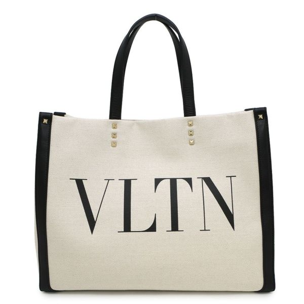 ヴァレンティノ・ガラヴァーニ トートバッグ VLTNロゴ ロック
