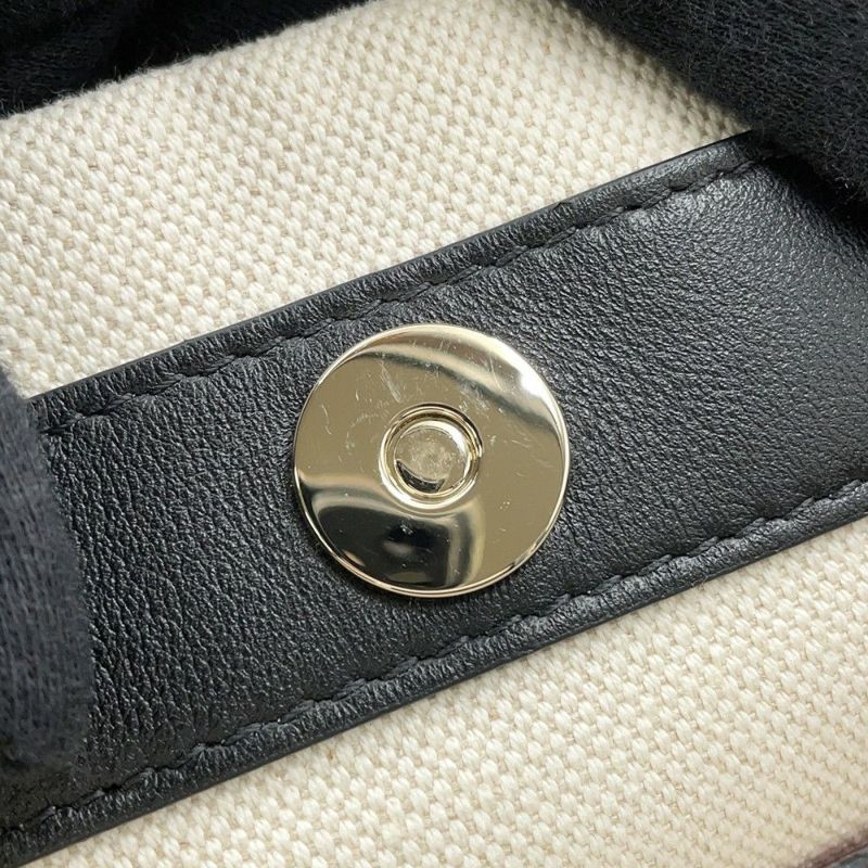 ヴァレンティノ・ガラヴァーニ トートバッグ VLTNロゴ ロックスタッズ キャンバス/レザー TW2B0D21FWB VALENTINO