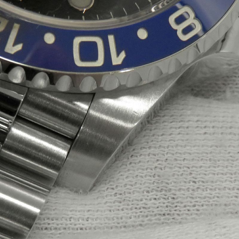 ロレックス GMTマスター2 デイト ランダムシリアル ルーレット 126710BLNR ROLEX 腕時計 黒文字盤