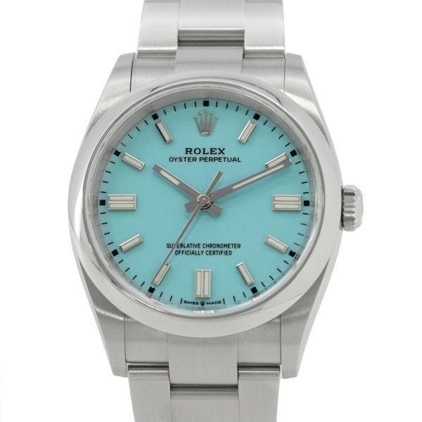 ロレックス オイスターパーペチュアル36 126000 ROLEX 腕時計 ターコイズブルー文字盤