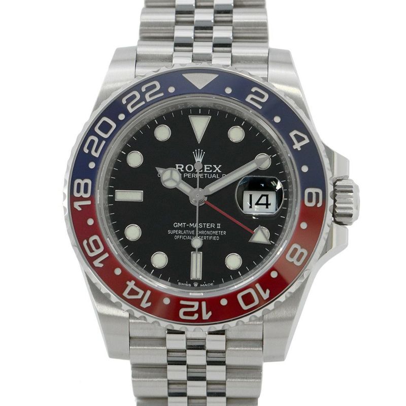 ロレックス GMTマスター2 126710BLRO ROLEX 腕時計 黒文字盤