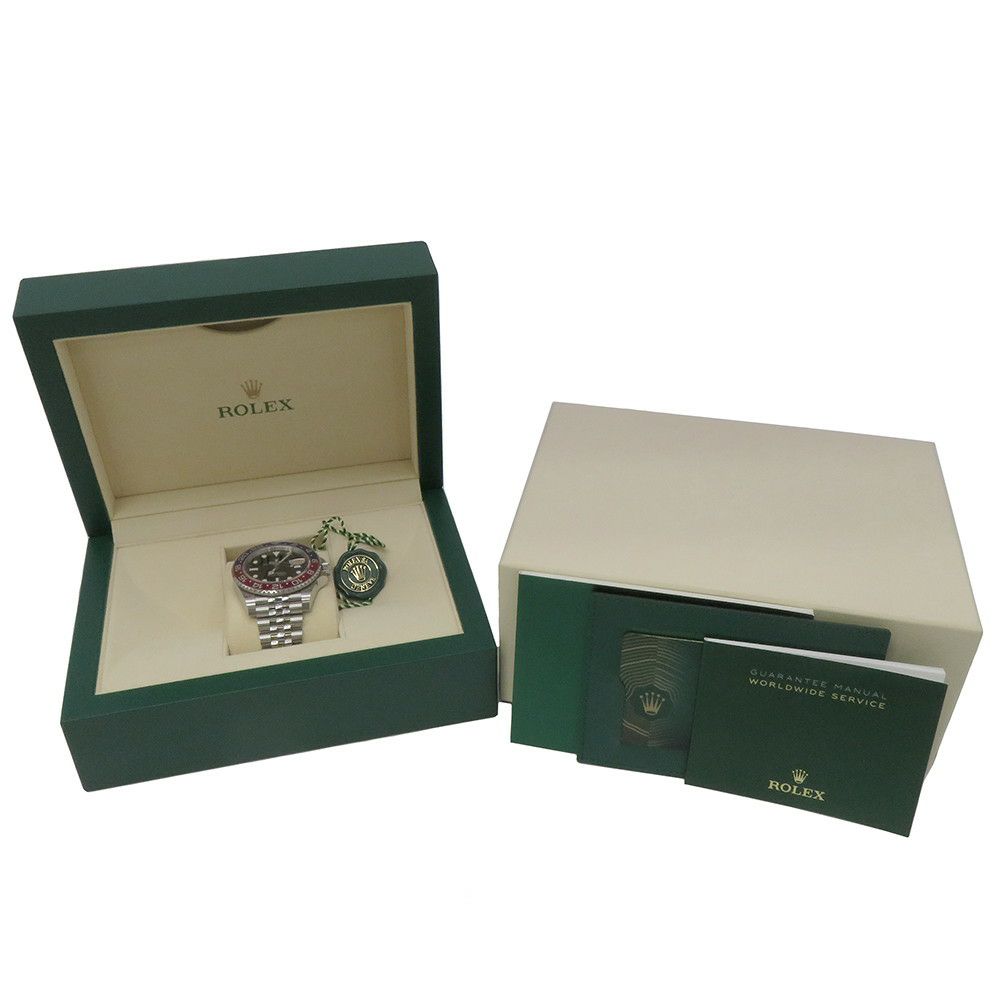 ロレックス GMTマスター2 126710BLRO ROLEX 腕時計 黒文字盤