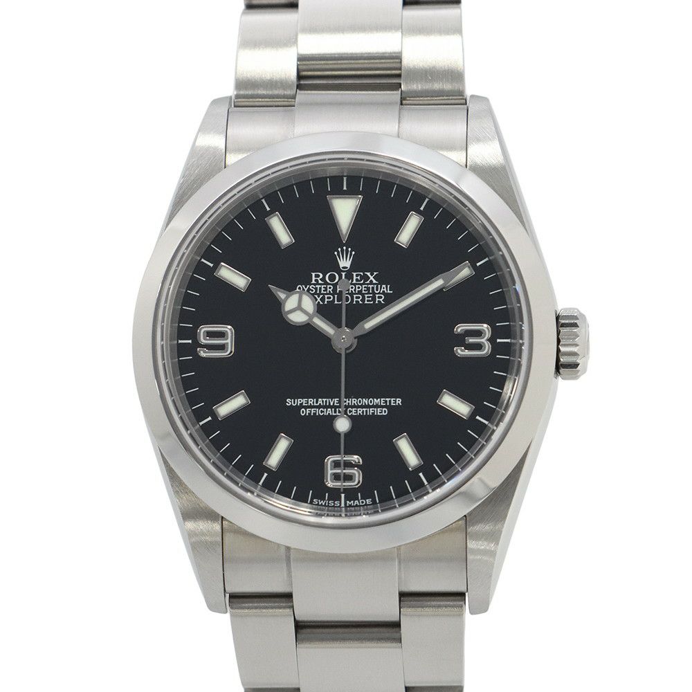 ロレックス エクスプローラー1 K番 114270 ROLEX 腕時計 黒文字盤