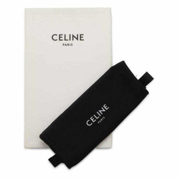 セリーヌ 長財布 ラージ ジップドウォレット ラウンドファスナー レザー 10B553BEL CELINE 財布 黒