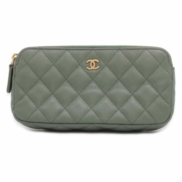 シャネル チェーンウォレット ココマーク マトラッセ キルティング A82527 CHANEL ポシェット 財布